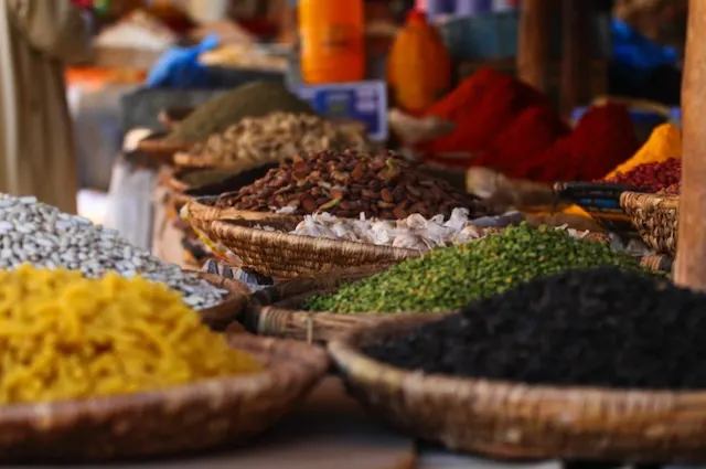 Zanzibar spice market