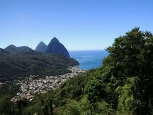 mountains of st lucia for honeymooners