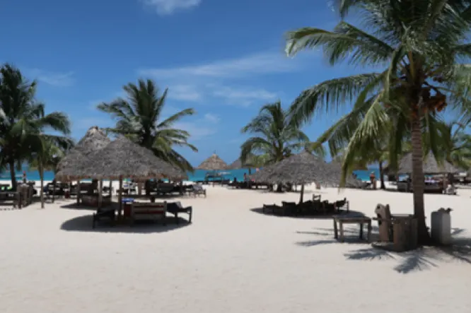 honeymoon resort in Tanzania on the beach
