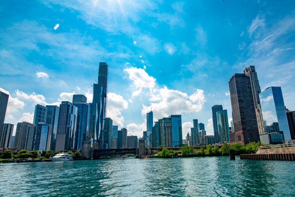 Chicago Skyline from the water