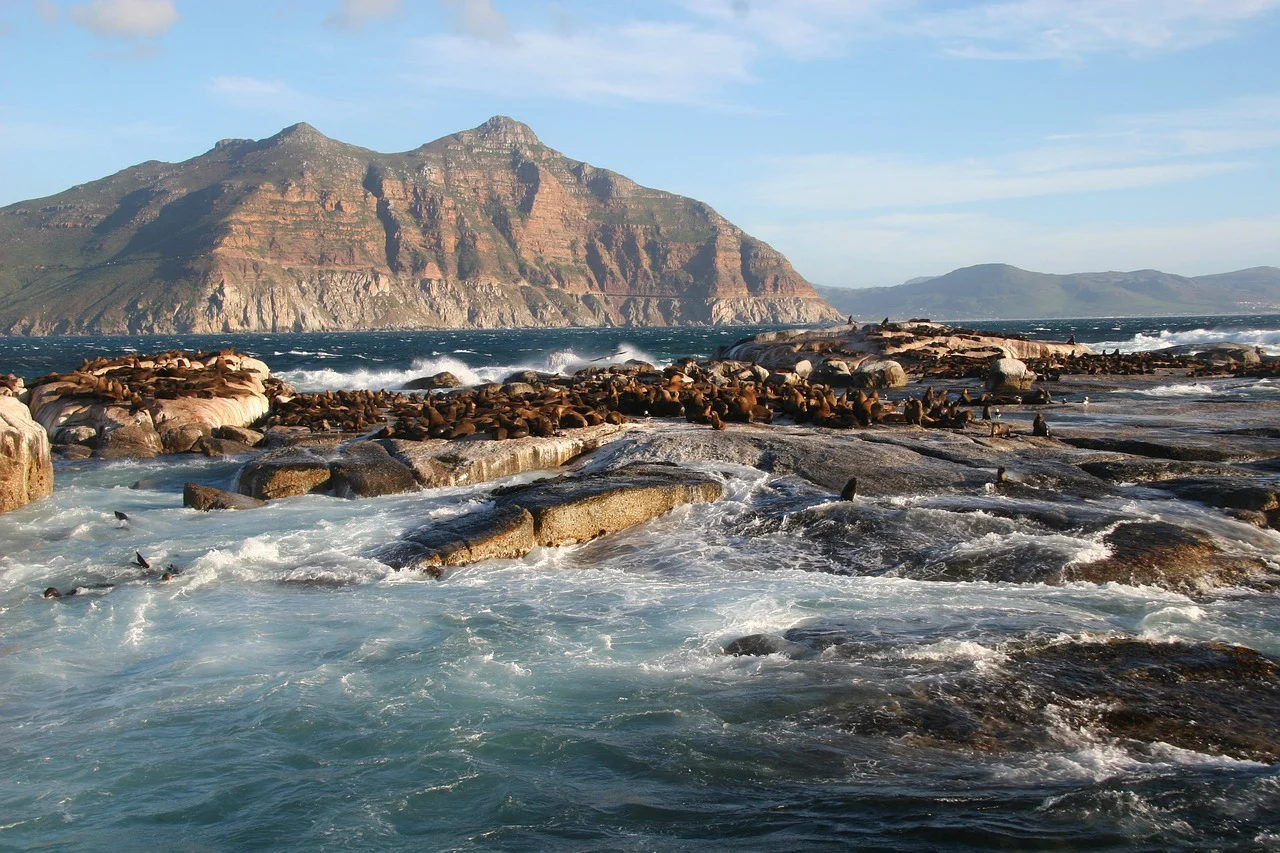 Cabo San Lucas waves against the shore