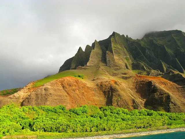 the rocky mountains of Kauai