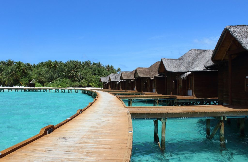 Maldives honeymoon bungalow