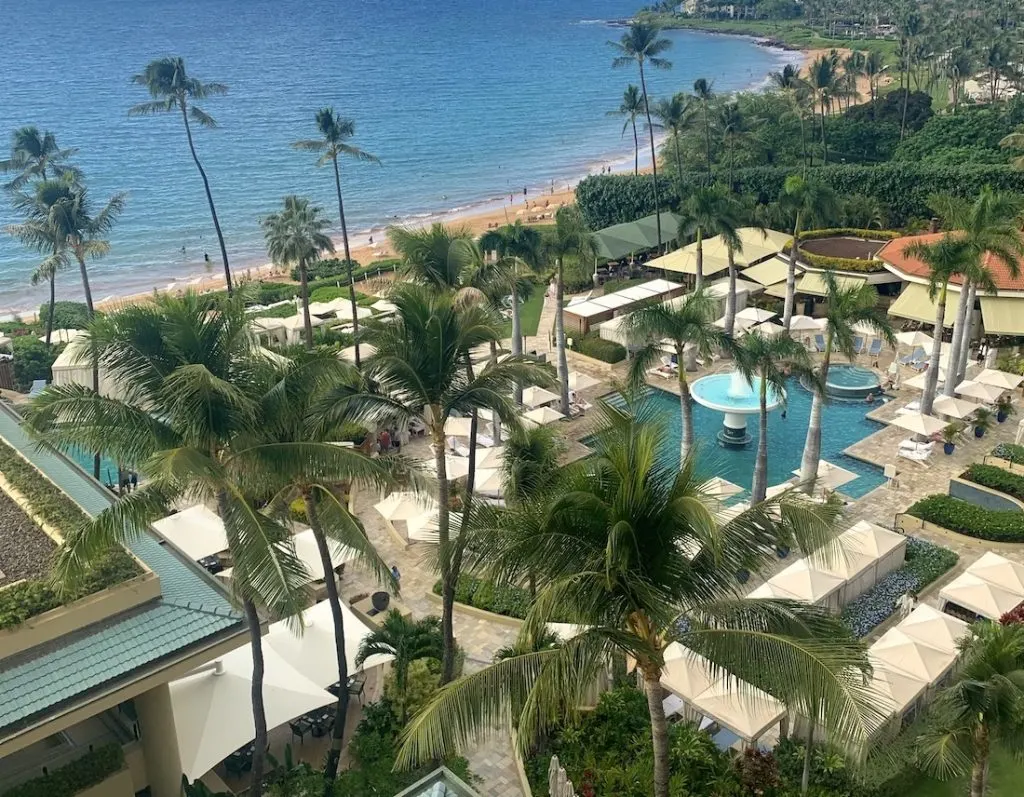 Pool at Four Seasons Resort in Hawaii
