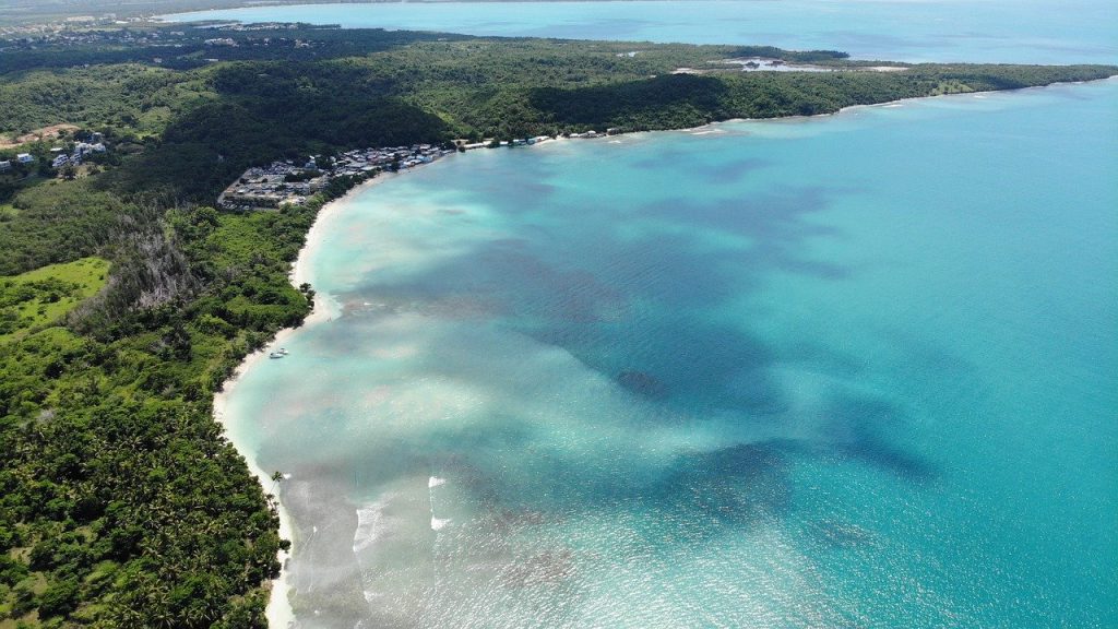 Puerto Rico Beaches, aerial view