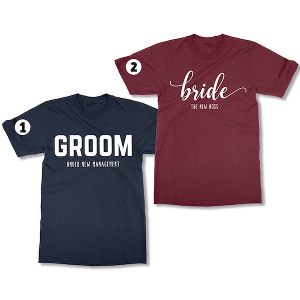 10+ Bride & Groom T-Shirts Perfect For Honeymoons