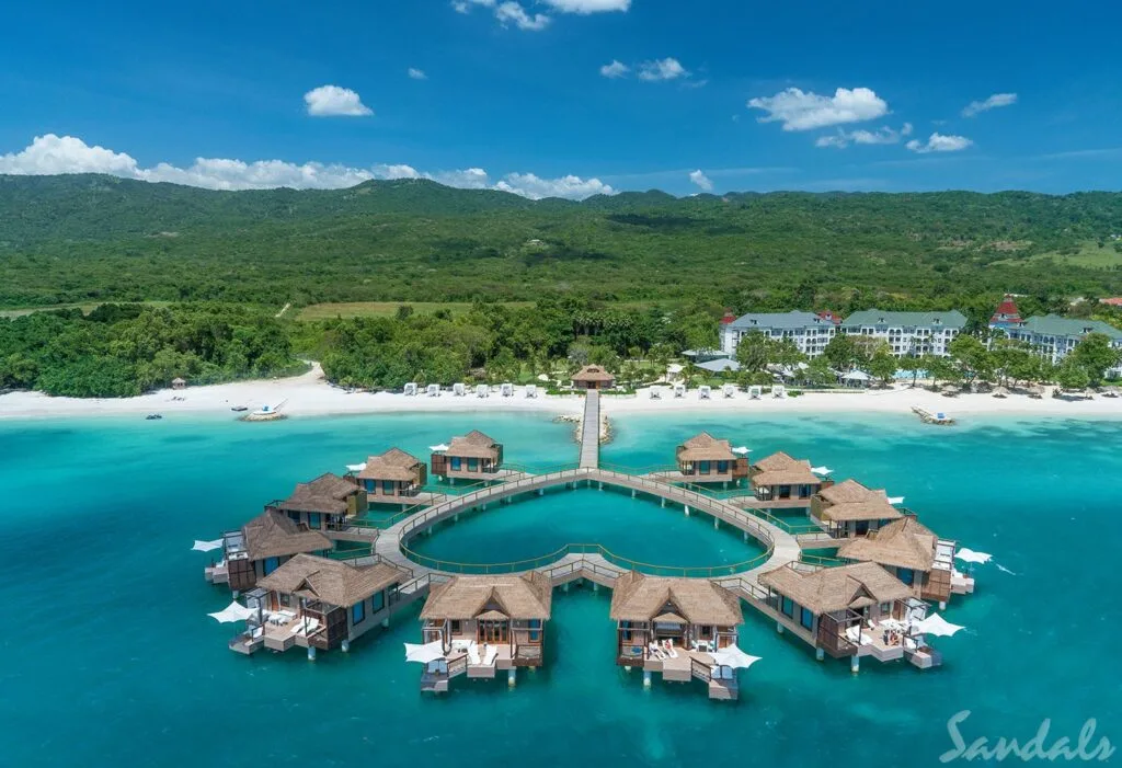 OverWater Bungalows  Sandals Royal Caribbean  YouTube